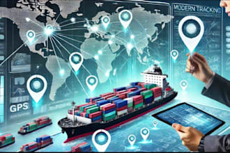 develop logistic tracking software, logistic gps tracking, shipping tracker