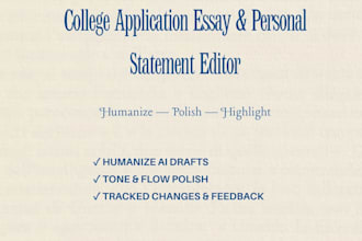 edit your college admissions essay and personal statement