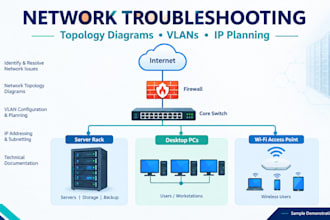 troubleshoot network issues and create network diagrams