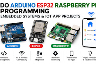 do arduino esp32 raspberry pi programming embedded systems and iot app projects