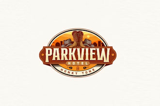 design awesome country bar logo
