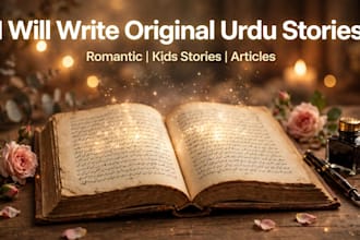 write urdu stories and articles for you