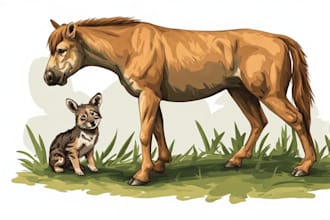 create realistic animal illustration