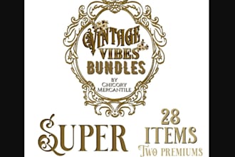 design premium vintage retro logo design