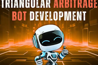 build a crypto arbitrage bot, triangular arbitrage bot,dex arbitrage trading bot