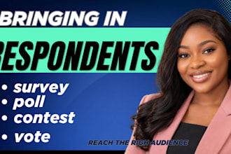 bring respondents to your online surveys, polls, contests, and voting campaigns