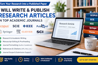 write research publish articles in scopus scie ieee pubmed springer elsevier sci