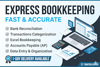 do everything in accounting including expert bookkeeping