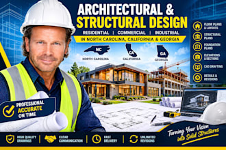 do architectural and structural design in north carolina, california, georgia