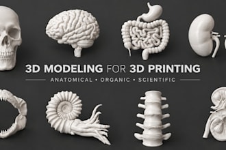 create custom 3d models for 3d printing