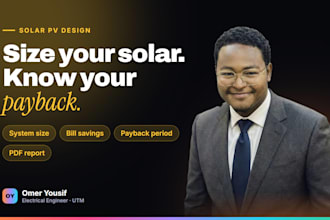 size your solar pv system and calculate your payback