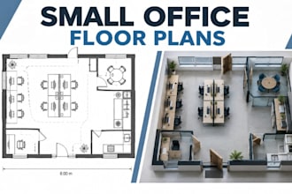 design small office floor plans with professional cad layouts