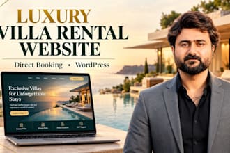 build a luxury villa rental website with direct booking on wordpress