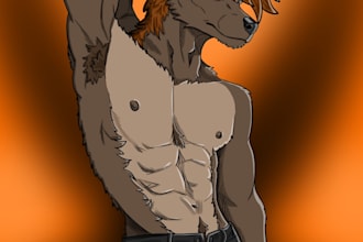 draw a furry character of your choice