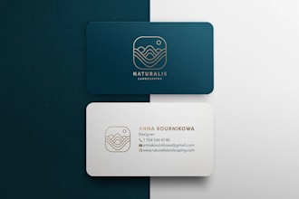 create minimalist business card