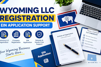 help with wyoming llc registration and ein application