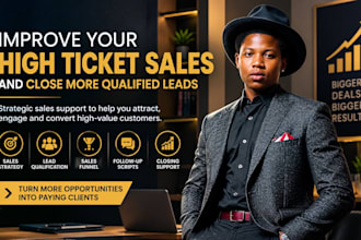 help you improve high ticket sales and close more qualified leads