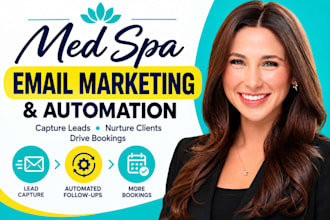 do med spa lead generation, email marketing automation, consultation booking