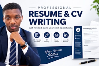 write or rewrite a professional ats friendly resume and CV