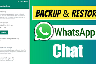 restore whatsapp chat history and backup restore file,audio document