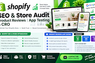 do shopify SEO optimization and shopify app review product review