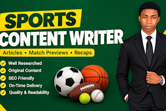 write a profession sports articles , football blog , match preview and analysis