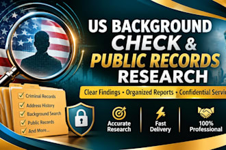 conduct US background checks and public records research