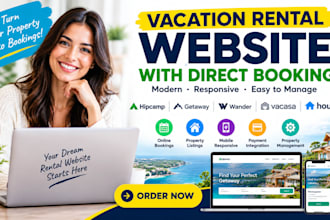 build hipcamp getaway wander vacasa houfy direct booking vacation rental website