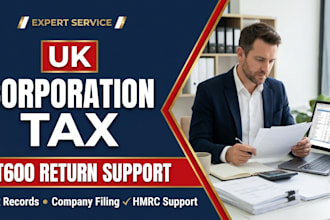do UK corporation tax, ct600 return, company tax filing, hmrc tax support