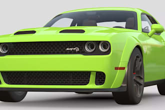 optimize 3d sport car,v8 car for fivem,gtav5 vehicles,blender aerodynamic car