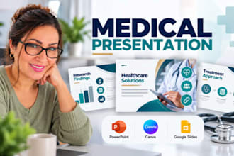 design medical presentations and healthcare conference slides