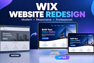 create wix website design wix website redesign