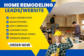 home remodeling home improvement leads roofing solar leads remodeling website