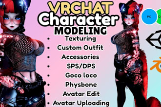 do vrc character model for your vrchat game