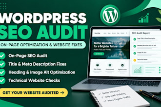 do a wordpress SEO audit and fix on page issues