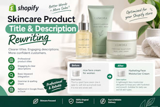 rewrite shopify product titles and descriptions for your store