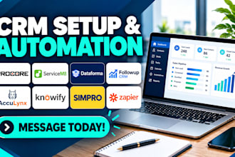 procore, servicem8, dataforma, followup CRM, acculynx, knowify, simpro, zapier