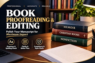 book proofreading, memoir editor, christian books, nonfiction manuscript review