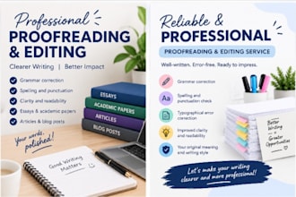 proofread and edit your books and articles well