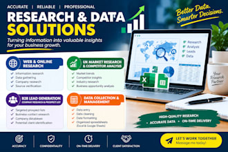 do b2b lead generation, company research and prospect list