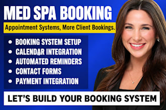 do med spa appointment booking system, automation, calendar integration