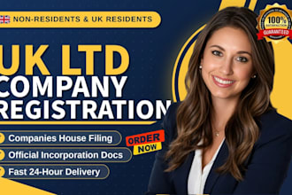 register a UK ltd company for non residents or UK residents
