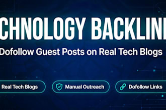 provide quality technology backlinks through guest posting