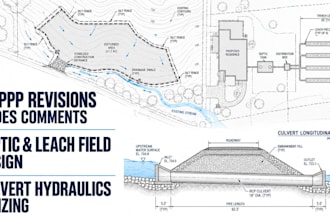 swppp revision npdes comment septic leach field design culvert hydraulics sizing