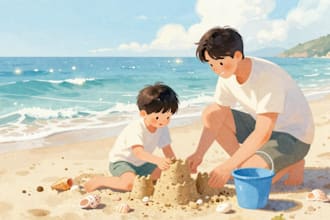 create picture book illustrations and children book design