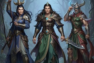 create unique fantasy and legendary heroes