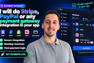 do stripe, paypal, or any payment gateway integration in your app