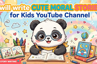 write kids moral and bedtime story