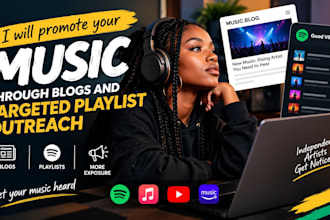 promote your music through blogs and targeted playlist outreach