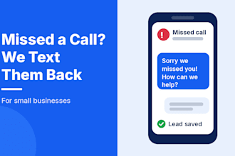 set up missed call text back automation for your small business
